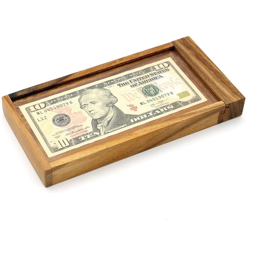 Surprise Money ATM Wood Puzzles