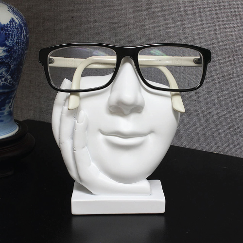 Artsy Face Eyeglass Holder Stand