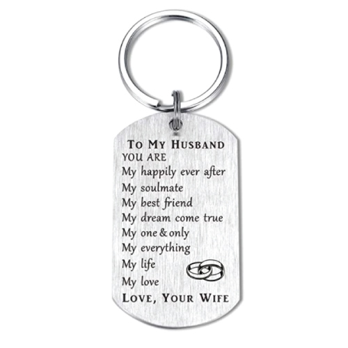 Small keychain to my husband 