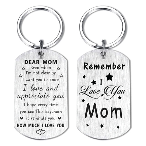Dear Mom Keychain