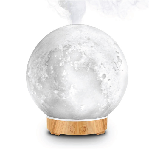 LED Desk Moon Lamp with Cool Mist Humidifier