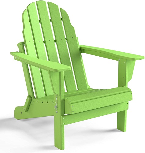 light green folding chair