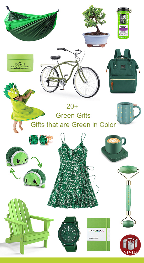 gift ideas for green color lovers