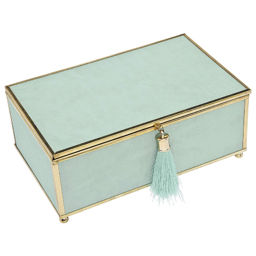 mint green box