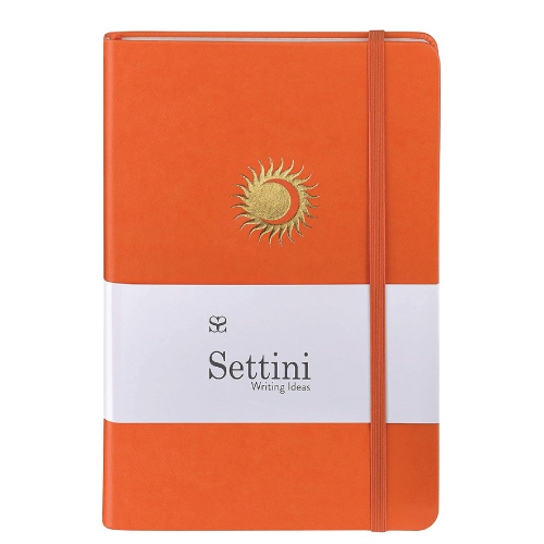 orange notebook