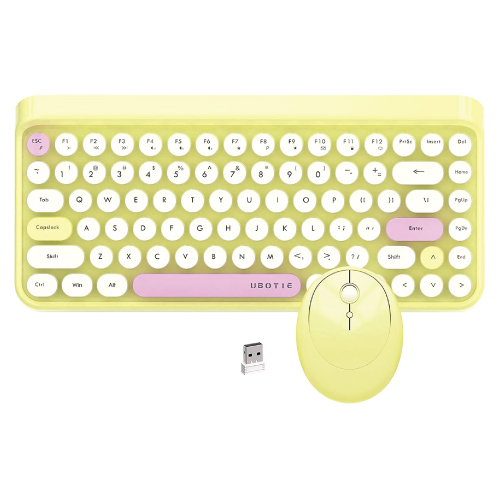 Yellow keyboard set