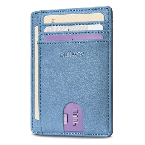 Buffway Slim Minimalist Wallet