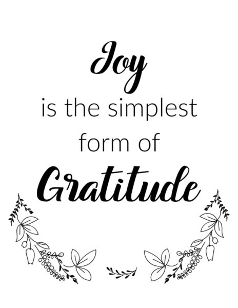 Joy and gratitude quotes