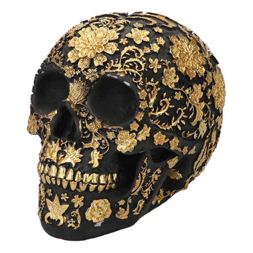 Gold Skull Decor 