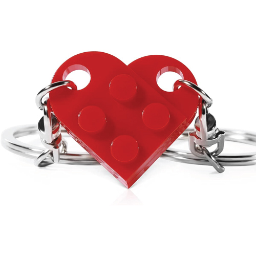 Valentines Day Heart Keychain