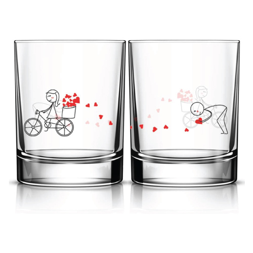 Glass set for couple