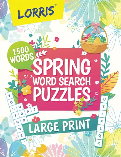 Spring word search book