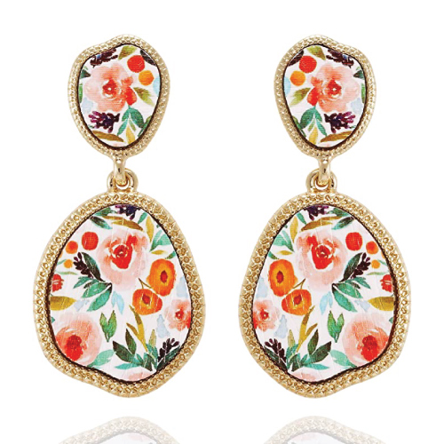 Spring Floral Earrings (Easter Gift Ideas for Adults) 