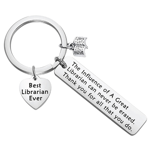 Librarian Gift Keychain