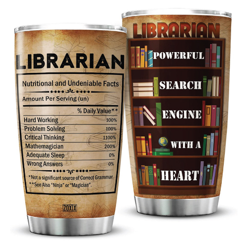 Tumbler for librarians
